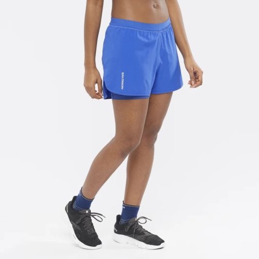 Blue Salomon Cross 2in1 Women's Running Shorts | PH 48053G